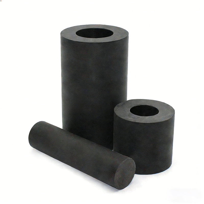 PEEK 复合碳纤连续挤出管材棒材定制 PEEK Carbon Fiber Composite Continuous Extrusion Tubes & Rods - Image 1
