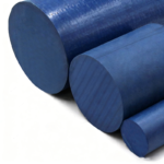 PEEK Blue Custom Color Resin Rods