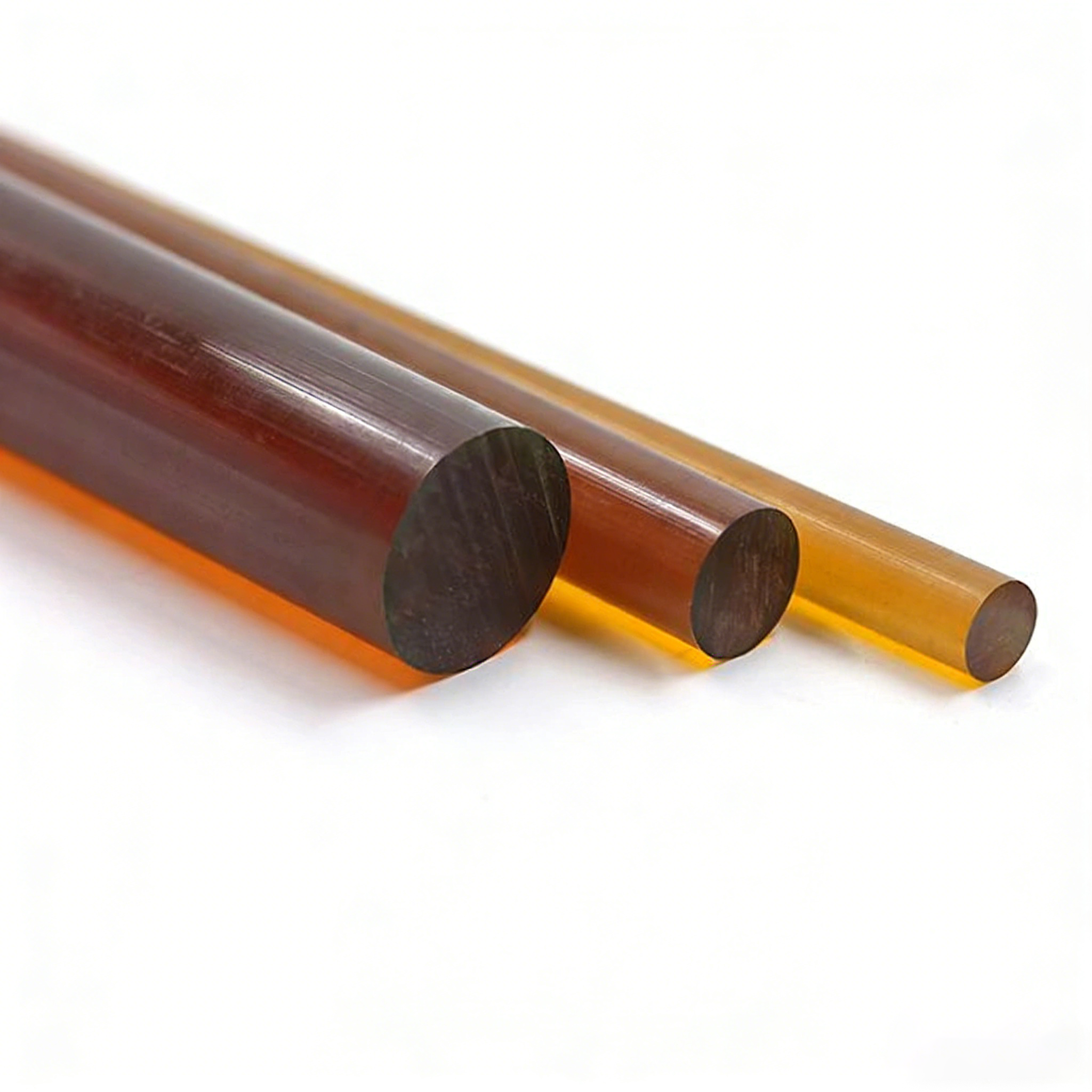 PEI琥珀树脂棒材生产厂家 PEI Amber Resin Rods - Image 1