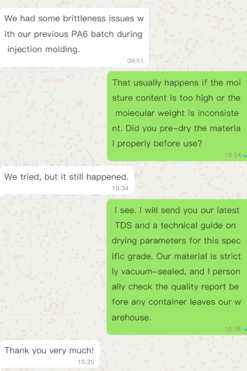 Technical Support Feedback